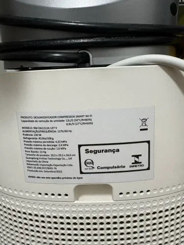 Desumidificador de Ar Relaxmedic 12L - Pouquíssimo Uso