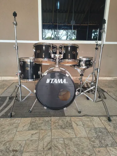 Shell pack tambores bateria acústica reduzida Tama stagestar