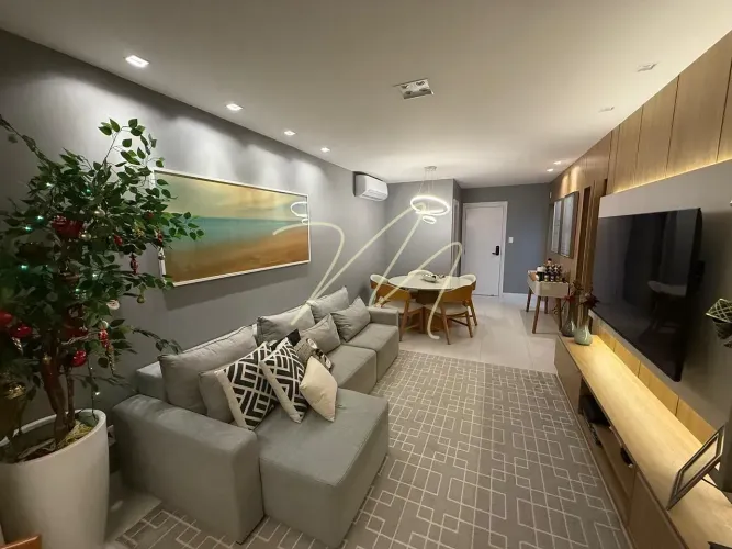 Apartamento 3 quartos semi mobiliado no Orizzon