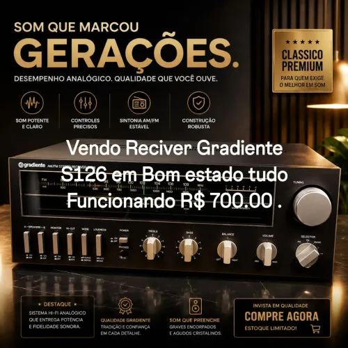 Reciver Gradiente S 126