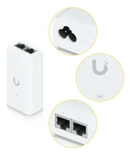 FONTE POE Ubiquit original 48v 0.5a POE-48-24W-G BR - Novo e com garantia - Nexo Stor