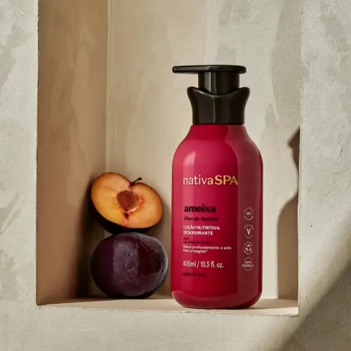 Hidratante Desodorante Corporal Nativa Spa Ameixa 400Ml