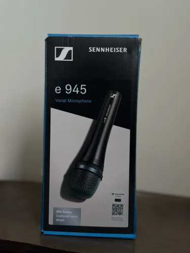 Microfone Sennheiser E945 Profissional - Novo (Apenas Caixa Aberta)