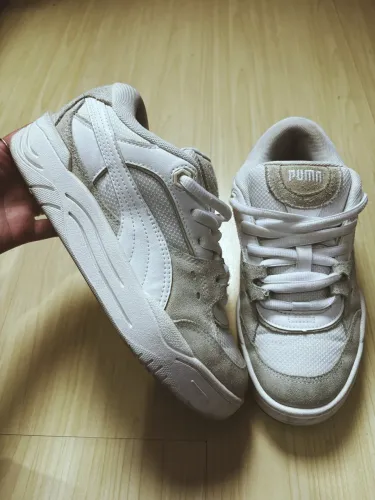 Tênis Puma Original Branco/Cinza - Super Conservado