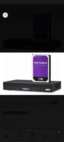DVR 8 canais Intelbras 