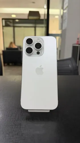 IPHONE 15 PRO BRANCO 512GB SEMINOVO APARELHO DISPONÍVEL 