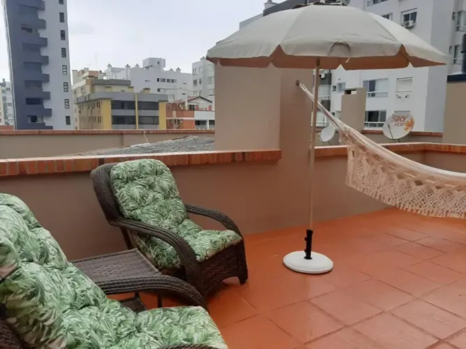 Cobertura para venda possui 109 metros quadrados com 2 quartos