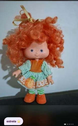 Boneca moranguinho laranjinha da estrela 