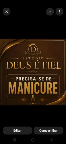 Precisa- se de manicure 