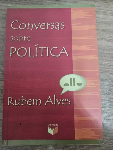 Livro Conversas sobre Política - Rubem Alves