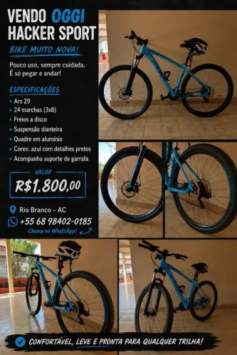 Motobike Oggi em ótimo estado de uso