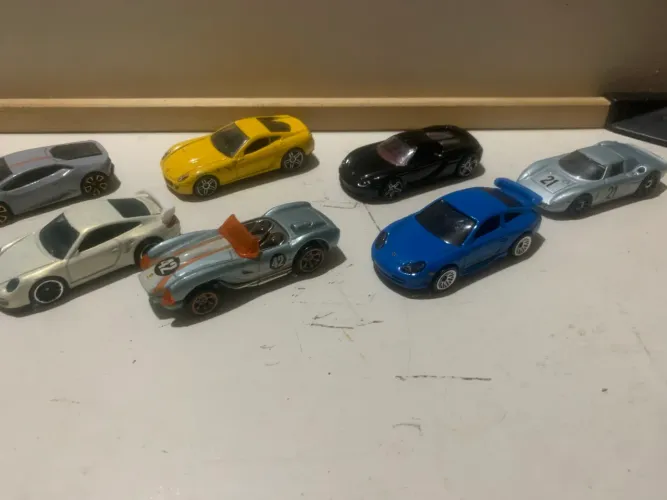 Coleção Hot Wheels Ferrari 250 Testarossa Porsches lamborgini