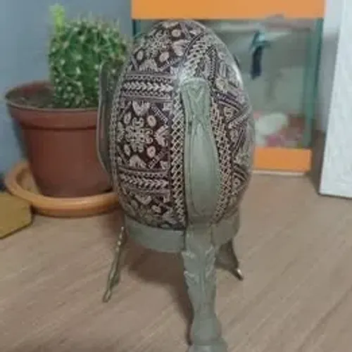 Needzo Pysanky Pisanki Pysanka - Ucraniano Ovo de Páscoa de madeira