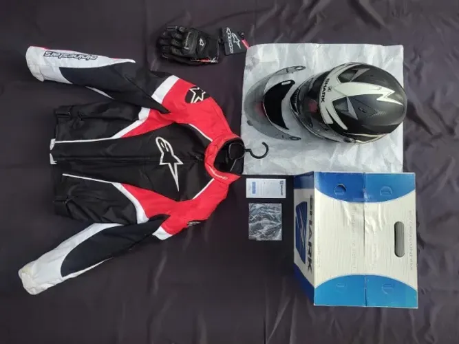 Kit Especial Alpinestars + Shark (Estado exelente)