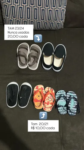 Calçados bebê