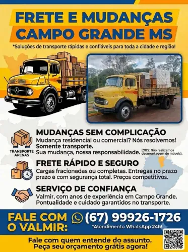 Frete e mudanças