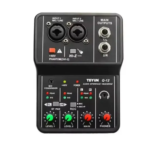 ? INTERFACE DE ÁUDIO TEYUN Q-12 - USB ?