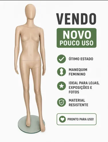Manequim feminino articulada 
