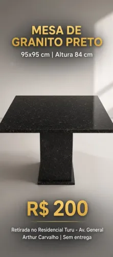 Mesa de marmore