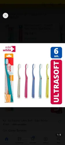 Escovas Edel White ultrasoft