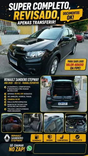 Renault Sandero Stepway Dynamiq. Flex 1.6 16V 5P 2019