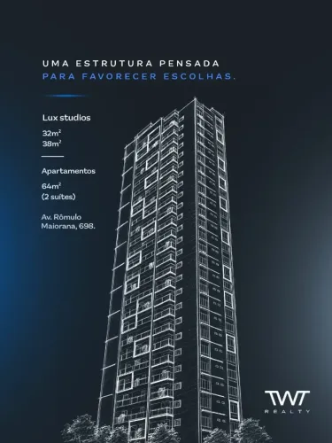 Laje Engenharia - Studio - Convex by TWT - Ambientes Integrados - 1 vaga