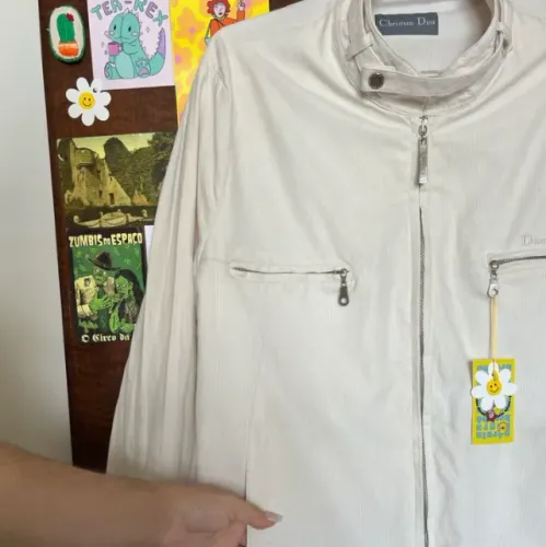 Jaqueta Christian Dior off-white