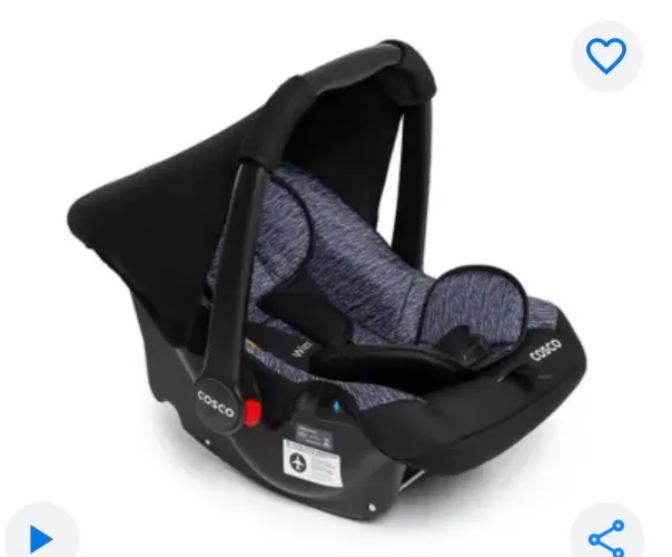  Carrinho de bebê Cosco + Bebê conforto 