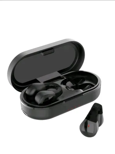 Fone de ouvido Bluetooth sem fio com estojo de carregamento