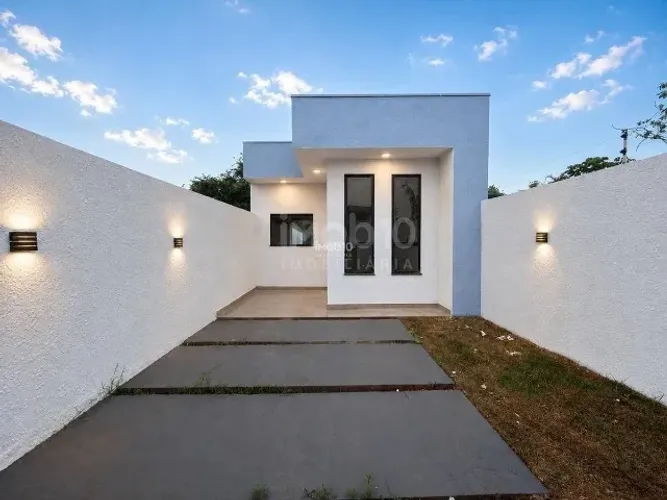 CASA NOVA À VENDA EM FOZ DO IGUAÇU | 2 QUARTOS | RUA SEM SAÍDA + ÁREA VERDE NOS FUNDOS