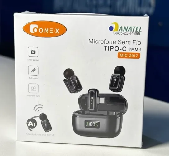 Microfone lapela 