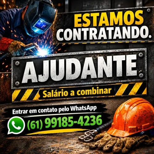 Estamos contratando Ajudante