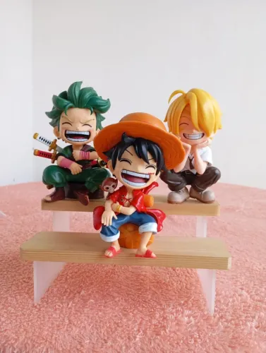 Action figures One Piece Luffy , Zoro e Sangi