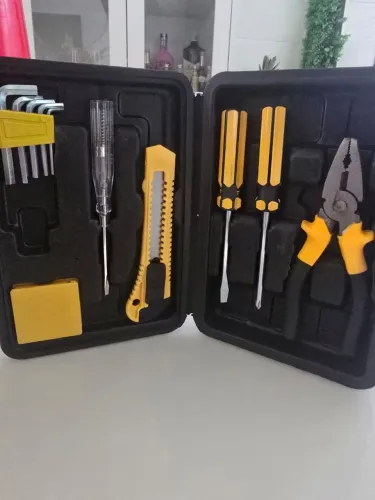 Kit de Ferramentas 12 Peças Completo com Maleta | Novo | Entrego Hoje