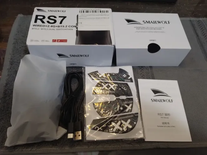 Mouse sem fio SMAILFWOLF RS7 - PAW3311