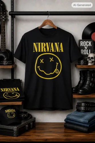 Camiseta de Rock Nirvana