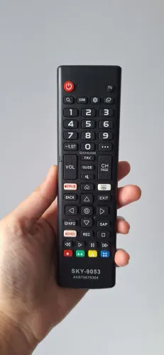 CONTROLE REMOTO SKY-9053 (PARALELO) COMPATÍVEL COM TV LG