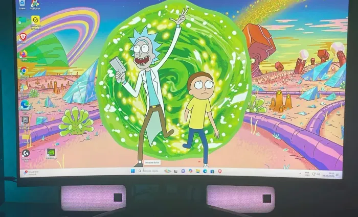 Monitor gamer aoc curvo agon 31,5 curvo 165hz 1ms