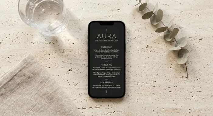 Crio cardápio digital para redes sociais