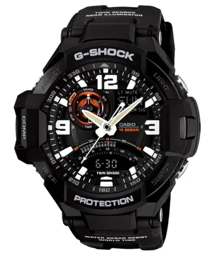 Casio G-Shock GA-1000-1A - Preto | Original