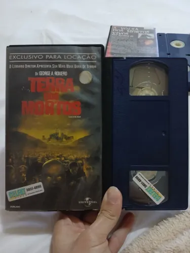 Vhs rarissimo terra dos mortos terror george romero