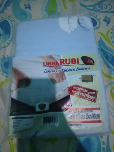 Lençol com elástico solteiro