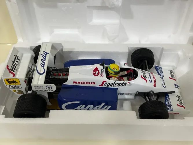 Ayrton Senna F1 Minichamps 1:18 Toleman Hart TG184 Monaco GP 1984