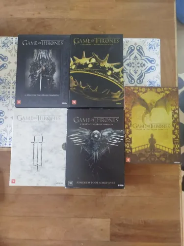 Lote DVD originais Game off Thrones