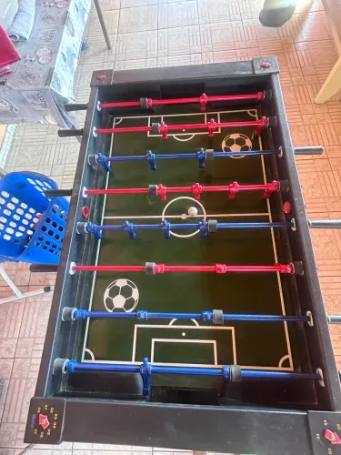 Kit Mesa de Air Hockey + Mesa de Pebolim - Excelente Estado