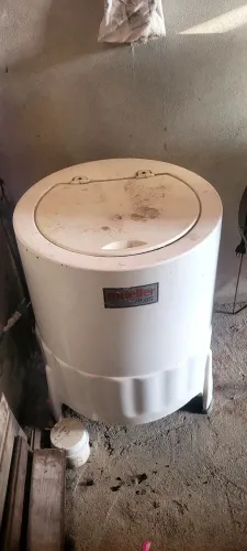 Máquina de lavar antiga