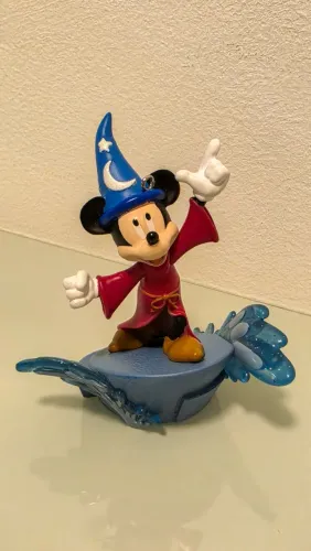 Miniatura Ornamento Adorno de Natal Mickey Feiticeiro