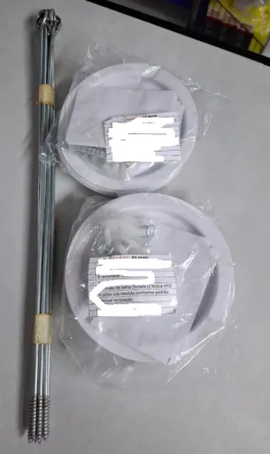 Kit varal teto gesso Pino 40cm P/ Instalação