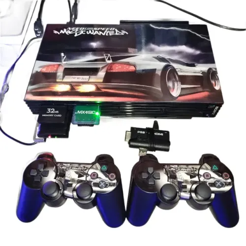 Sony PlayStation 2 Fat (SCPH-50001) + HDD (160 GB) + MX4SIO (64 GB) + USB (64 GB)