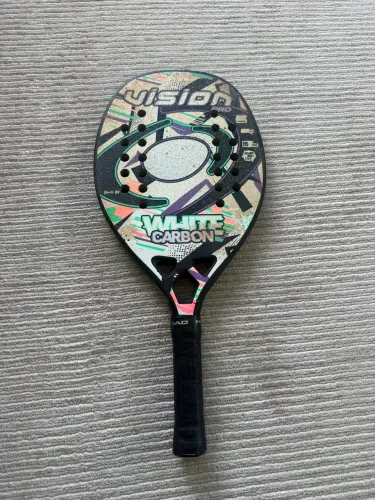 Raquete Vision Pro white carbon